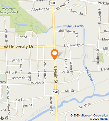 Map of Rochester, MI