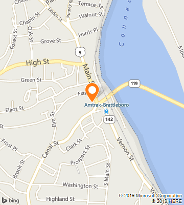 Map of Brattleboro, VT