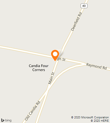 Map of Candia, NH