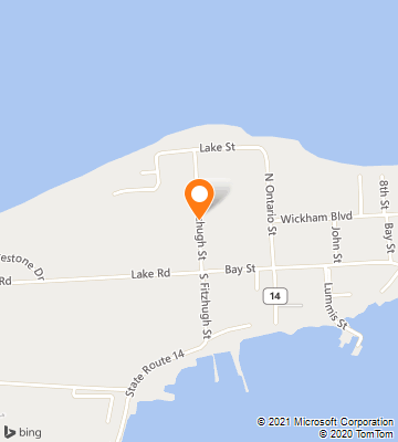 Map of Sodus Point, NY