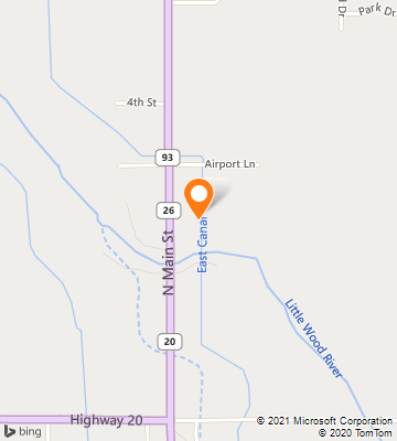 Map of Carey, ID