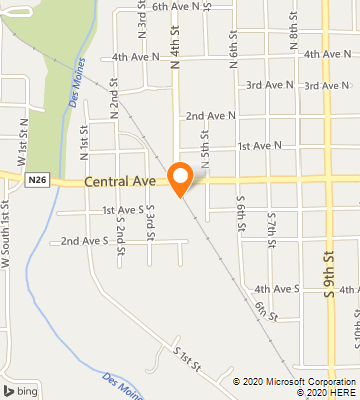 Map of Estherville, IA