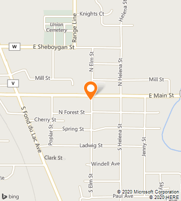 Map of Campbellsport, WI