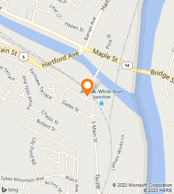 Map of White River Junction, VT