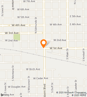 Map of Mitchell, SD