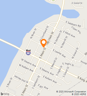 Map of Chamberlain, SD