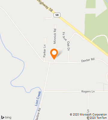 Map of Dexter, OR
