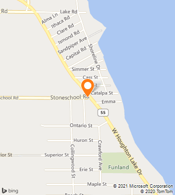 Map of Houghton Lake, MI