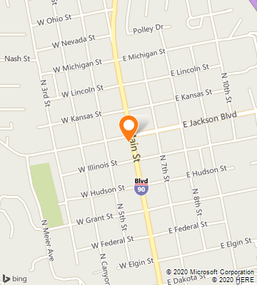 Map of Spearfish, SD