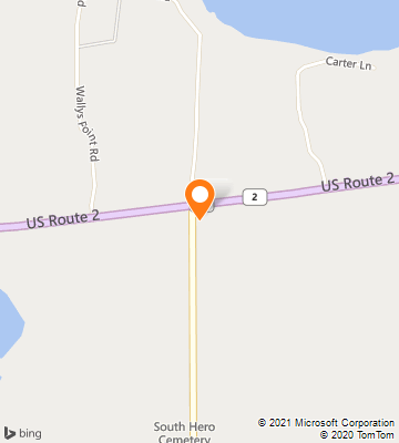 Map of South Hero, VT