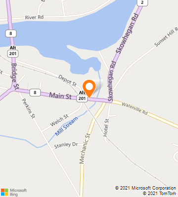 Map of Norridgewock, ME