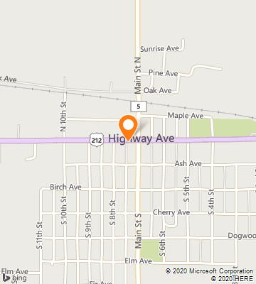 Map of Bird Island, MN