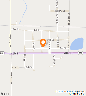 Map of Henry, SD