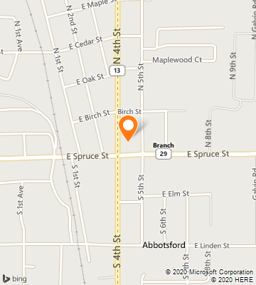 Map of Abbotsford, WI