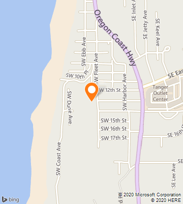 Map of Lincoln City, OR