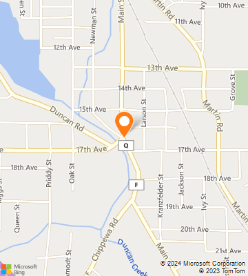Map of Bloomer, WI