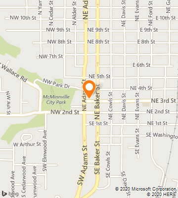 Map of McMinnville, OR