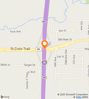 Map of North Branch, MN