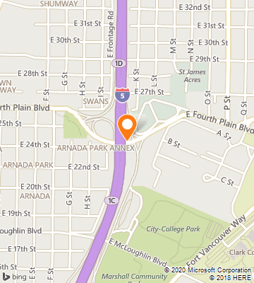 Map of Vancouver, WA