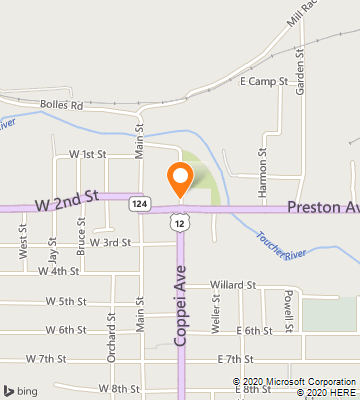 Map of Waitsburg, WA