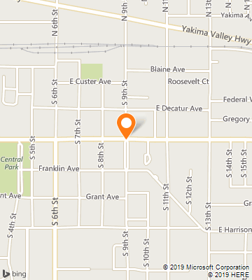 Map of Sunnyside, WA