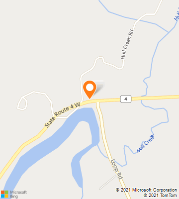 Map of Grays River, WA