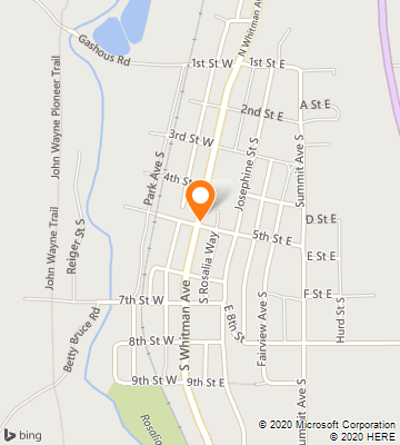 Map of Rosalia, WA