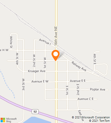 Map of Anamoose, ND