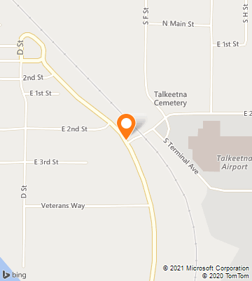 Map of Talkeetna, AK